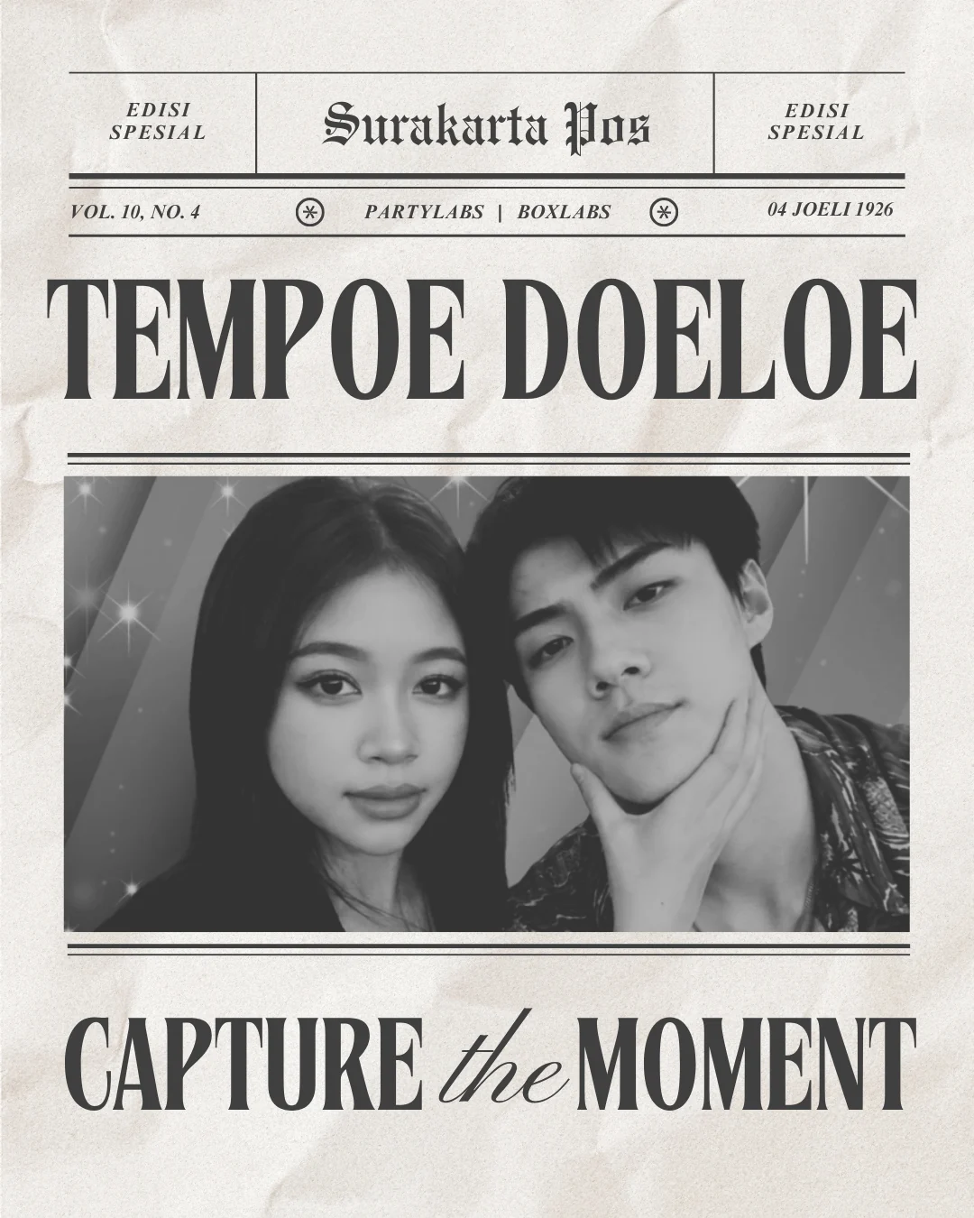 Classic photobooth strip sample 1