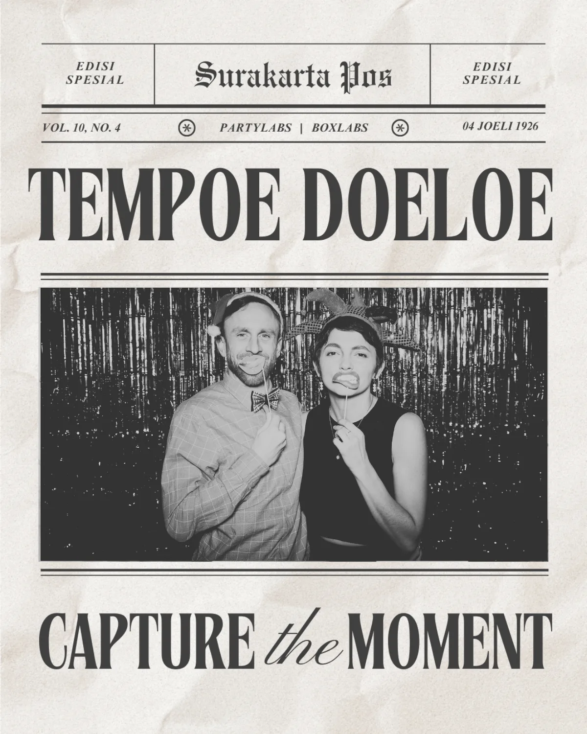 Classic photobooth strip sample 2
