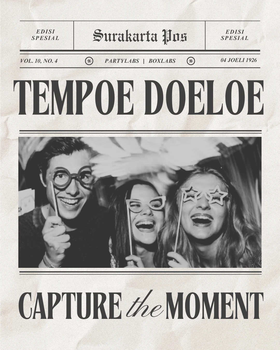 Classic photobooth strip sample 3